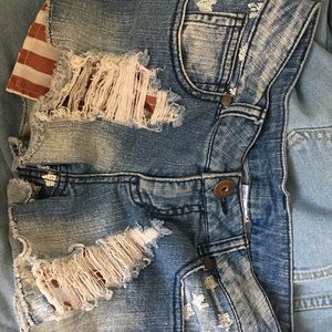 jean shorts SIZE 1 VERY SMALL
